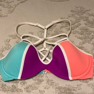Pink Bathing Suit Top - S(D-DD)